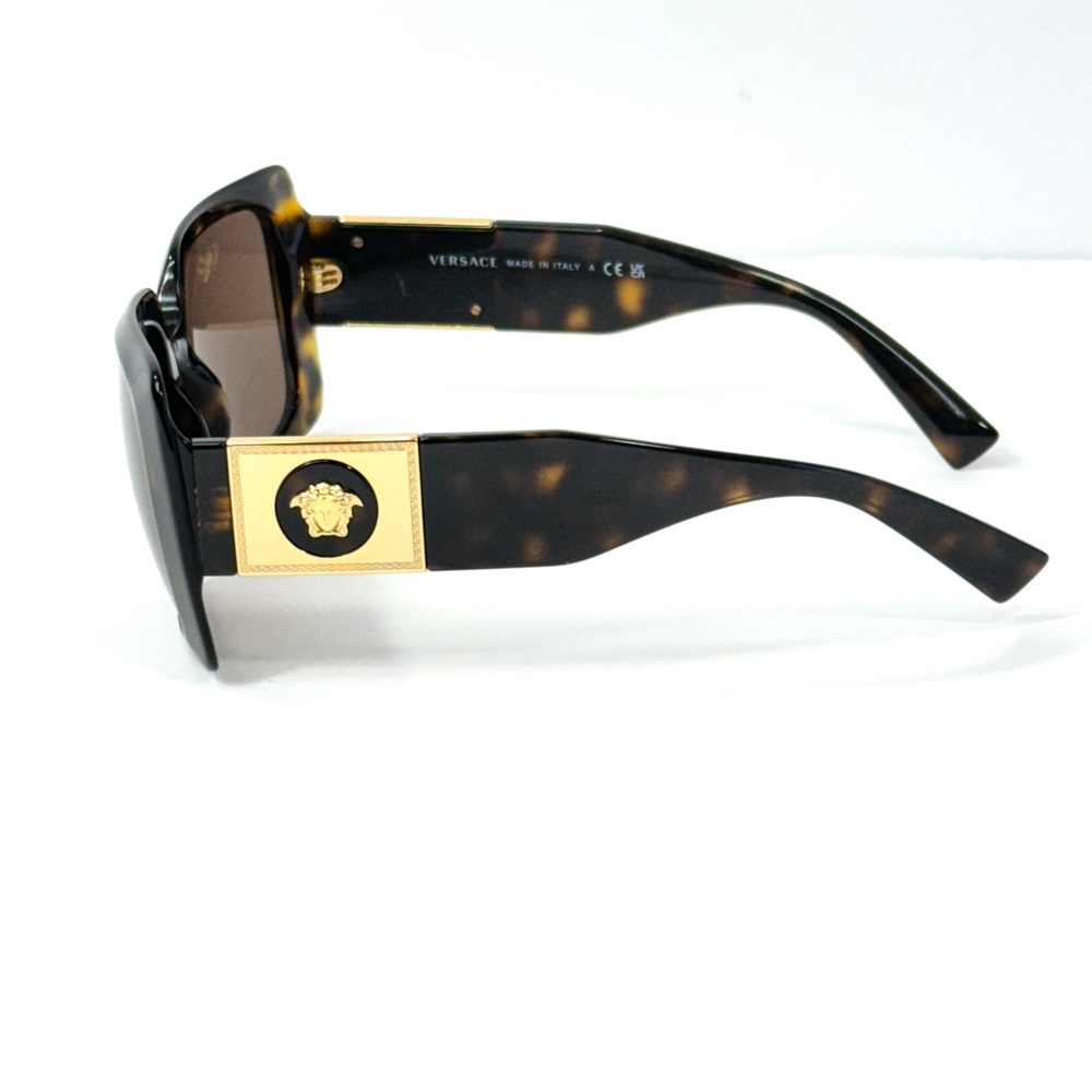 Versace Logo Rectangle Sunglasses - image 6